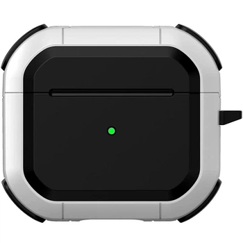Кейс для навушників Black Edition футляр для Airpods 3 White