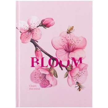 Книга записна тверда обкл. А5, 96 аркушів, кліт., Bloom 8459-8-A