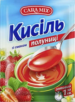 Кисіль Caramix зі смаком Полуниці 90 г