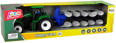 Іграшка LEAN Toys Трактор з плугом ферма Зелений 14850 (5905515353151)