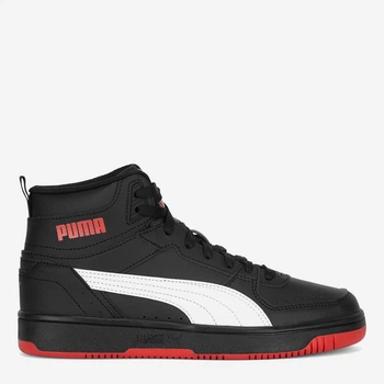 Підліткові високі кеди для хлопчика Puma Rebound Joy Jr 37468731 37.5 Чорні (5905588687412)