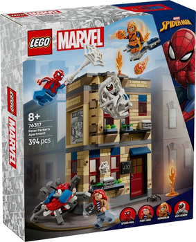 Zestaw klocków LEGO Super Heroes Mieszkanie Petera Parkera 394 elementy (76317)