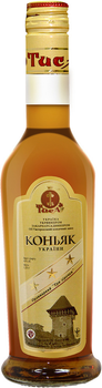 Бренди Тиса Три звездочки 3 года выдержки 0.25 л 40% (4820139280274)