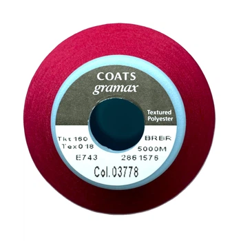 Нить для оверлока Coats Gramax №160 / 5000м E743-03778 Малиновое вино