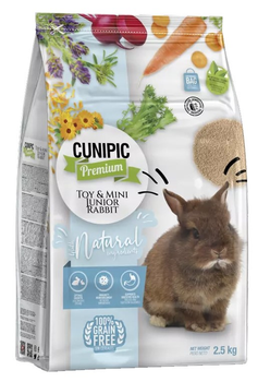 Корм для гризунів Cunipic Premium Toy & Mini Junior Rabbit 2.5 кг (8437021991567)