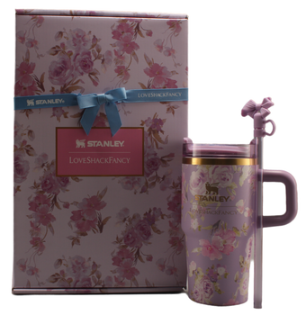 Термос термокружка Stanley Quencher H2.0 Tumbler из нержавеющей стали 0,59 л Happy Thoughts KT6007865