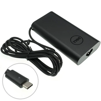 Блок живлення для ноутбука DELL TYPE-C 90W Чорний OVALE