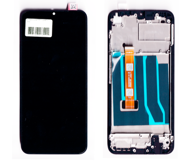 Дисплей Realme C21Y черный + рамка