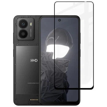 Защитное стекло Fiji Premium для HMD Fusion полная проклейка Anti-Static черный