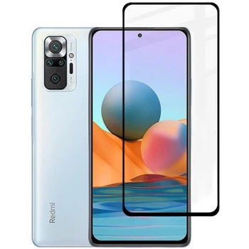 Защитное стекло Fiji Premium для Xiaomi Redmi Note 10 Pro полная проклейка Anti-Static черный