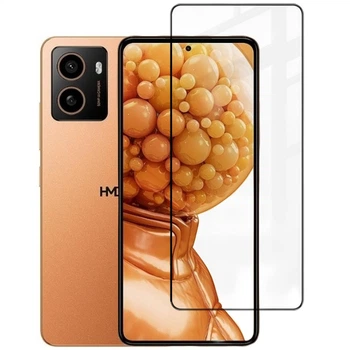 Защитное стекло Fiji Premium для HMD Pulse Plus полная проклейка Anti-Static черный