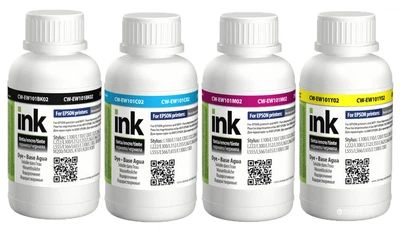 Комплект чернил ColorWay Epson L100/200 series (4х200мл) BK/С/M/Y (CW-EW101SET02)