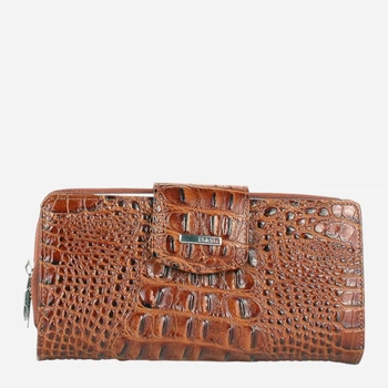 Кошелек женский кожаный для карточек Karya 1119-650 Рыжий (ROZ6501086697)