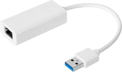 Adapter Kruger&Matz USB 3.0 - RJ45 LAN White (5901890055758)