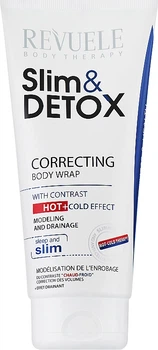 Обёртывание для коррекции фигуры с горячим и холодным эффектом - Revuele Slim & Detox Correcting Body Wrap With Contrast Hot+Cold Effect 200ml (934729-87940)