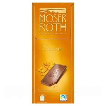 Шоколадка Moser Roth молочный шоколад с карамелью 125 г