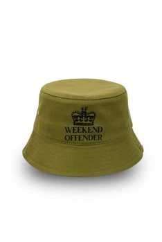 Молодежная панама Викенд Оффендер / Weekend Offender 56-58 см. Оливковый