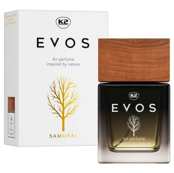 Zapach do samochodu K2 Evos Samurai perfumy atomizer 50 ml (V052) (5906534020031)