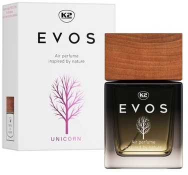 Zapach do samochodu K2 Evos Unicorn perfumy atomizer 50 ml (V053) (5906534020048)