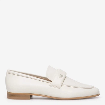 Женские лоферы кожаные Gino Rossi 24SS400 38 25.5 см Ecru (5905588679219)