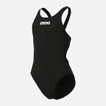 Детский слитный купальник для девочки Arena Team Swimsuit Swim Tech Solid 004764-550 128 см Черный (3468336648278)