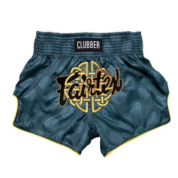 Тайские шорты Fairtex BS1915 Clubber Pacific Green (BS1915-XL)