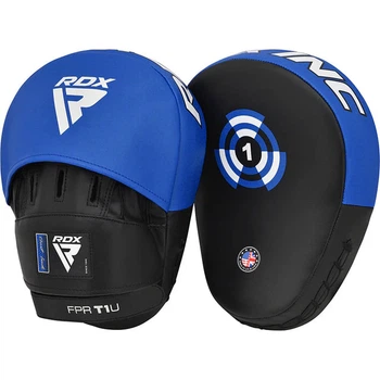 Лапы RDX T1 Curved Boxing Pads Blue Black (FPR-T1UB)