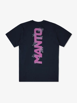 Футболка MANTO t-shirt VERTICAL navy blue (MNT154_NAV_6XXL)