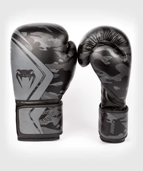 Боксерские перчатки Venum Defender Contender 2.0 Black Black (VENUM-03928-114-14oz)