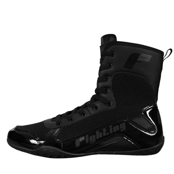 Боксерки Fighting S2 GEL Superior Boxing Shoes Black (FBS2-BK/BK-11-45)