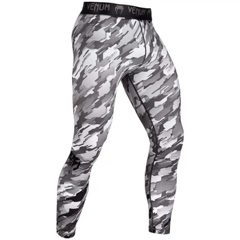 Компрессионные штаны Venum Tecmo Spats Grey (VENUM-03144-109-M)