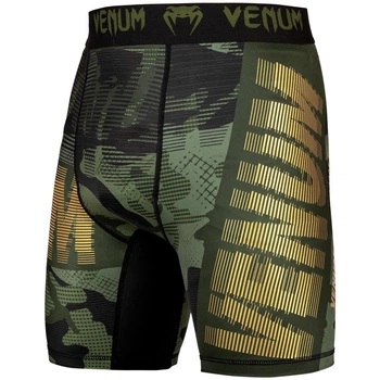 Компрессионные шорты Venum Tactical Compression Shorts Forest Camo Black (VENUM-03741-219-S)
