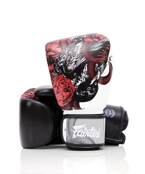 Боксерские перчатки Fairtex BGV24 The Beauty of Survival Limited Edition Wooden Box (BGV24-BEAS-14oz)