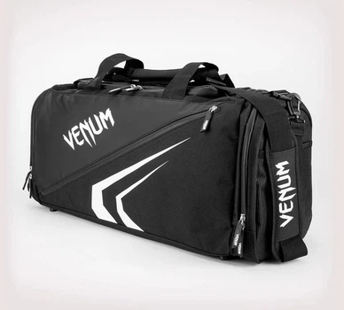 Сумка Venum Trainer Lite Evo Sports Bags Black White (VENUM-03830-108)