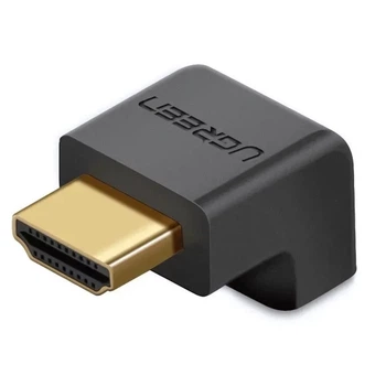 Адаптер HDMI Ugreen HD112 HDMI Male to Female Angled Adapter-Down Black (20109)