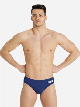 Плавки пляжные мужские Arena Team Swim Briefs Solid 004773-750 75 Синие с белым (3468336633434)