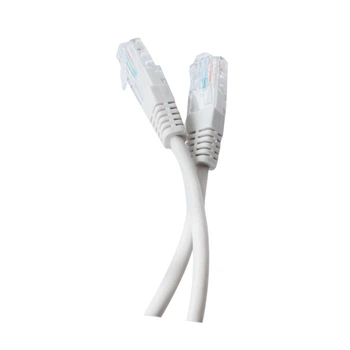 Патч-корд литий Tecro UTP-RJ45-0500, RJ45, Cat.5e, 5м, серый