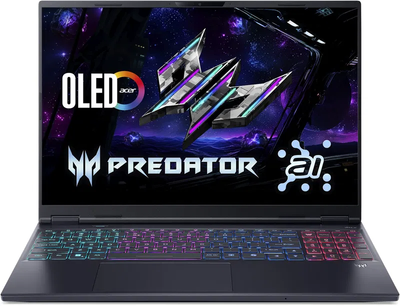 Ноутбук Acer Predator Helios Neo 16S AI Intel Core Ultra 9 275HX 64Gb/1Tb RTX5070Ti Win11 NH.QX2EC.005