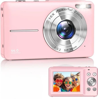 Фотоаппарат YLSHGXFC DC403 44Мп / Full HD 30fps / 16X зум / Розовый Б/В