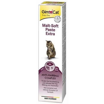 Мальт-Паста GimCat Malt-Soft Экстра для вывода шерсти, 100 г