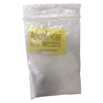 Аскорбиновая кислота порошок, 10 г