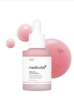 Восстанавливающая сыворотка с полинуклеотидами и пептидами Medicube PDRN Pink Peptide Serum, 30 мл