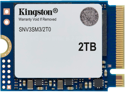 SSD диск Kingston NV3 2TB M.2 2230 NVMe PCIe 4.0 x4 3D NAND (SNV3SM3/2T0)
