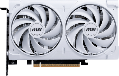Karta graficzna MSI PCI-Ex GeForce RTX 5060 VENTUS 2X OC WHITE 8GB GDDR7 (128bit) (2535/28000) (HDMI, 3 x DisplayPort) (RTX 5060 8G VENTUS 2X OC WHITE)