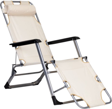 Leżak ModernHome by Multistore ZRL010F BEIGE