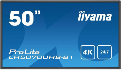Монитор Iiyama Digitalsignage Prolite Lh5070Uhb-B1 50"