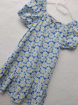Плаття блакитне у ромашки 100% cotton Іспанія Primark 140см