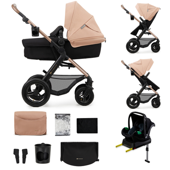 Универсальная коляска 3 в 1 Kinderkraft Moov 2 Air Sand Beige (KSMOOV02BEG0000)