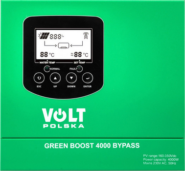 Kontroler solarny Volt Polska GREEN BOOST 4000 BYPASS 160-350 V (5904100451708)