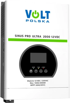 Inwerter słoneczny Volt Polska SINUS PRO ULTRA 2000 2 kVA (1 kW) 1-fazowy (5904100450749)